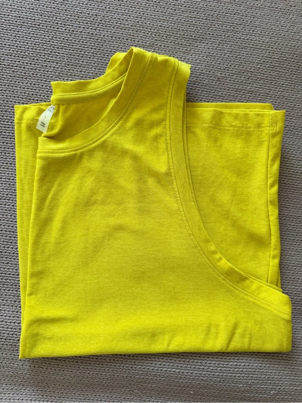 Beyond Yoga, Bright Citron Yellow Sleeveless Tank Top XL